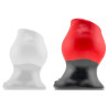 Oxballs Plug Tunnel Colossus Pighole XXXXL Noir-Rouge 17 x 13.5cm